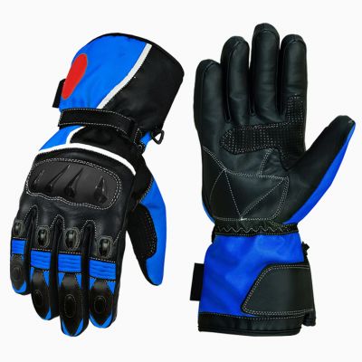 Motorbike Racing Leather Gloves