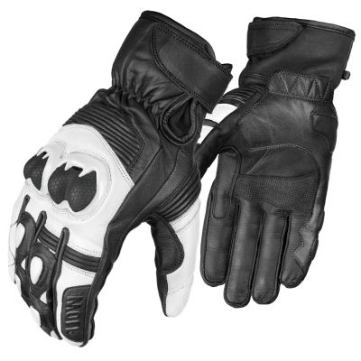 Stretchable Goat skin Racing Leather Gloves