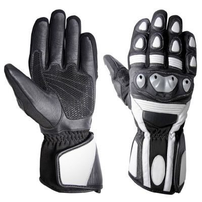 Cowhide Leather Motorbike Racing Gloves