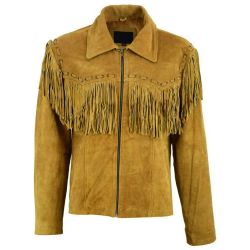 Men Classic Western Brown Jacket