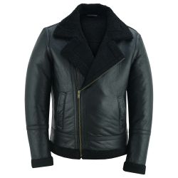 Mens Sheepskin Winter Leather Jackets