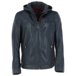 Mens Winter Hooded Leather Jackets