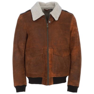 Mens Faux Fur Winter Leather Jackets