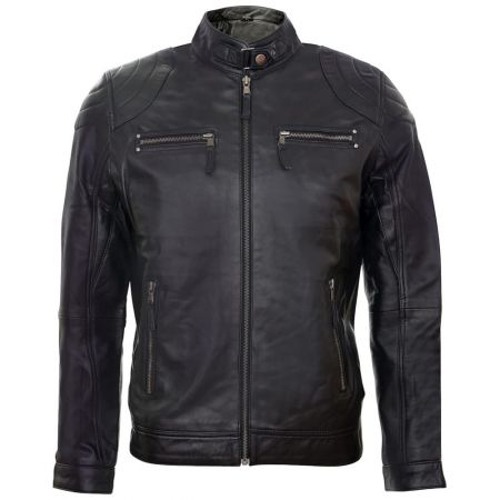 Mens Pleated Shoulder Panels Racing Jackets