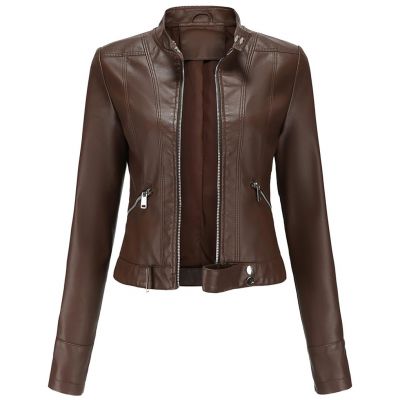 Women Lambskin Leather Fashion Jacket