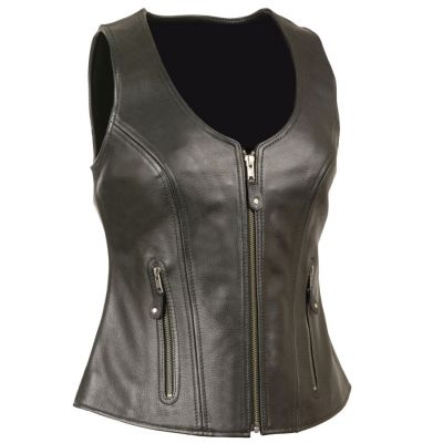 Women Premium Cowhide Leather Vest