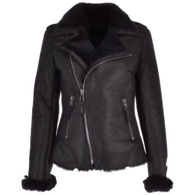 Womens Slim Fit Winter Jacket Black
