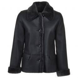 Womens Regular Fit Winter Jacket Black